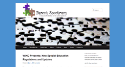 Desktop Screenshot of parentspectrum.org
